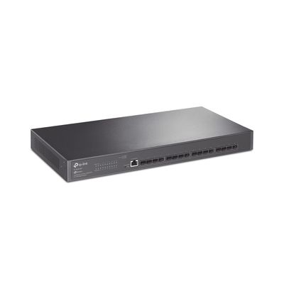 Switch Fibra Óptica L2+ Omada / 16 Puertos SFP+ 10G / 2 Puertos Consola (RJ45 y micro-USB) / Administración Centralizada Omada o Stand-Alone / Multicast IGMP / Calidad de Servicio / Montaje en Rack / 