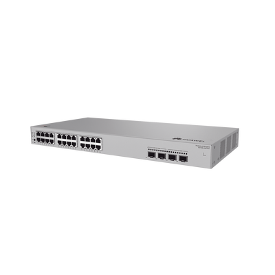 Switch de Acceso Gigabit Administrable PoE Capa 2+ / 24 puertos 10/100/1000 Mbps (PoE) / 2 Puertos 2.5GE SFP + 2 Puertos 10GE SFP+ Uplink  / ERPS / Rutas Estáticas / PoE Perpetuo / 400 W / Administrac