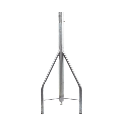Tramo de Remate / Copete, tubo industrial 1 1/4&quot; con tubo central 2 3/8&quot;, galvanizado por electrólisis.