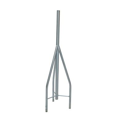 Tramo de Remate / Copete, tubo industrial 1 1/4&quot; con tubo central 2 3/8&quot; galvanizado por inmersión en caliente.