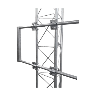Brazo Uso Rudo para Torre STZ Galvanizado por Inmersión en Caliente de 170 x 60 cm Tubo 2&quot; Ced 30.