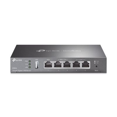 Router Omada VPN / SDN Multi-WAN Gigabit / 1 Puerto WAN Gigabit / 2 Puertos LAN Gigabit / 2 Puertos configurables LAN/WAN / 150,000 Sesiones Concurrentes / Administración Centralizada OMADA o Stand-Al