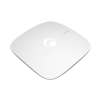 Punto de Acceso Wi-Fi para interior / Omnidireccional cnPilot e410 / Doble banda (2.4 y 5 Ghz) / MU-MIMO 2x2 / Antena Beamforming / Hasta 256 Clientes / Hasta 1.2 Gbps / Gestión centralizada desde nub
