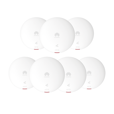 Kit de 7 - Punto de Acceso Wi-Fi 6 /  1.775 Gbps / MU-MIMO 2x2:2 (2.4GHz y 5GHz) / Smart Antenna 20% más cobertura / Instalación en techo y pared / Seguridad WP3 / Con Administración Gratuita desde la