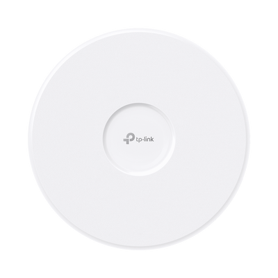 Punto de Acceso Omada / Wi-Fi 7 BE9300 MU-MIMO 2x2 / 1 Puerto 10 Gbps / Mesh Omada / Operaciones Multiencale (MLO) / Configuración por Controlador o Stand-Alone / Para Montaje en Techo/pared / Aliment