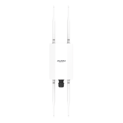 Punto de Acceso Súper WiFi 6 y PTMP para Exterior, Hasta 250 m de Cobertura, Doble Banda Simultanea, 574 Mbps en 2.4 GHz y 1.2 Gbps en 5GHz, 256 Usuarios Concurrentes  por Banda,  Administración en Nu