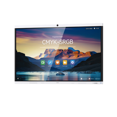 HUAWEI IdeaHub B3, Pantalla interactiva para Colaboración Inteligente, 75&quot;, 4K UHD, Harmony, Wi-Fi 6, Seguimiento de Voz, BYOM, Administración desde la Nube Gratis, blanco Jade