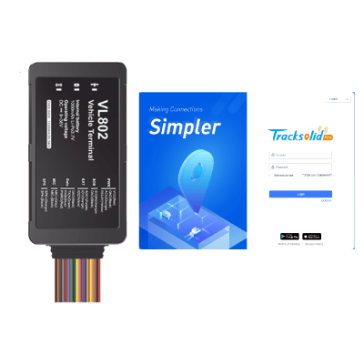 Localizador vehicular 4G Boton de Emergencia y Relevador incluidos / detección de apertura de puertas / multiples salidas digitales / compatible con sensor ultrasonico de combustible / primer año de l