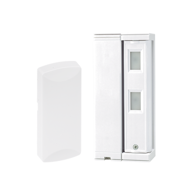 Sensor de Movimiento  Inalambrico/ Tipo Cortina / Ajuste de detección 2m o 5m / 100% Exterior / Inalámbrico / Incluye transmisor SFWST232 para paneles Honeywell / Proteja fachadas, puertas, ventanas, 
