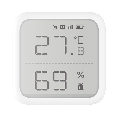 (AX PRO) Detector de Temperatura y Detector de Humedad Inalámbrico / 2.7&quot; de Tamaño / Uso en Interior / Rango de Detección desde  -35°C hasta 99°C