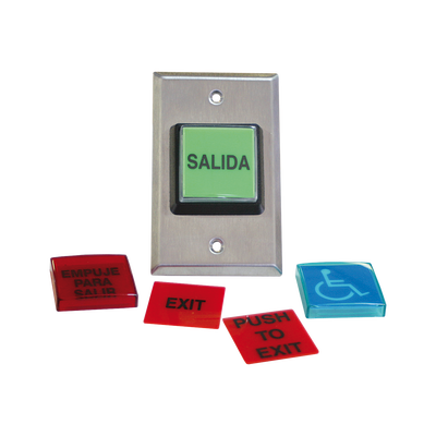 Botón de Salida / MÚLTIPLES Placas/ Luz LED /2 Años Garantia