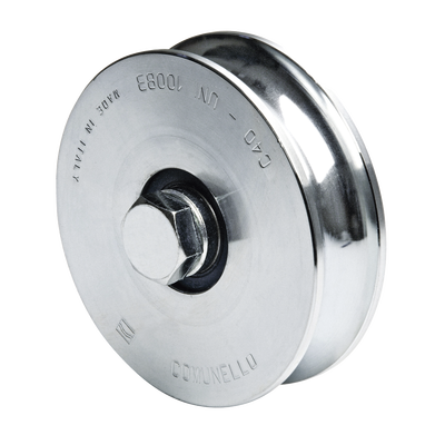 Rueda de 14 cm SIN Soporte / Soporta hasta 550 kg / Canal Tipo &quot;U&quot;