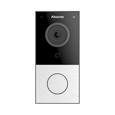 DOORBELL / WIFI / 100% en la Nube / POE / Bluetooth / NFC / Lector de Tarjetas MIFARE / Notificación en APP /  Llamada Telefónica / SIP / ONVIF / IP65 / Cámara 2 MP / Botón con Iluminación / Control d