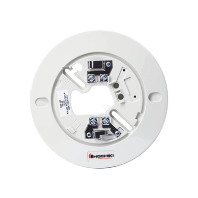 Base Para Detector Convencional Hochiki, Diámetro 6&quot;, 2 Hilos, 24 Vcd  (0300-04070 IT), Color Hueso