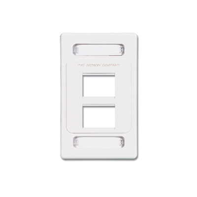 Placa de pared modular MAX, de 4 salidas, color blanco
