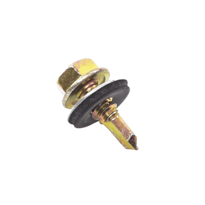 Tornillo Punta Broca Sello Montado 6.5 X 38 mm (1/4&quot; X 1 1/2&quot;) Caj. C/100pz.