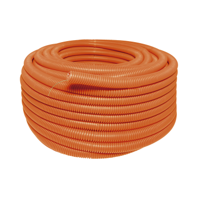 Manguera flexible Reforzada 3/4&quot; x 50 m /Polietileno Alta Densidad HDPE/ Sin guía /Resistente a Intemperie.