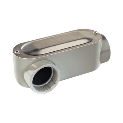 Caja Oval Roscada tipo LR de 1&quot; (25.4 mm) / Incluye tapa y tornillos.