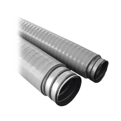Tubo Flexible tipo Liquidtight de 3/4&quot; (19 mm). Acero + PVC. Rollo de 50 Metros.