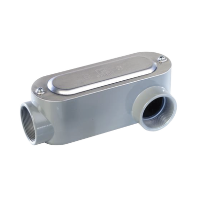 Caja Oval Roscada tipo LL de 2&quot; (50.8 mm) / Incluye tapa y tornillos.