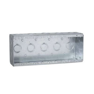 Caja Multigang de 5 Gang / Profundidad 2 1/2&quot; / 19 Entradas 1/2&quot;-3/4&quot;.
