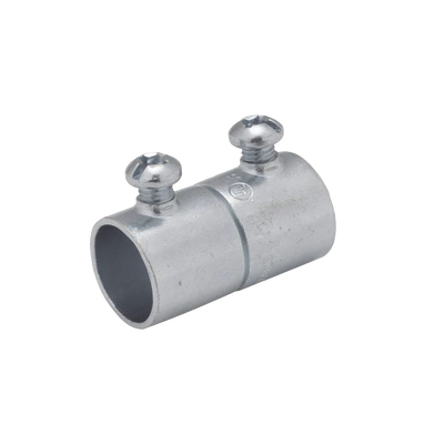 Cople de 1 1/2&quot; (38 mm) para Pared Delgada con Tornillo.
