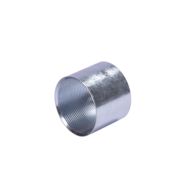 Cople 1&quot; (25mm) pared gruesa con rosca galvanizado etiqueta amarilla
