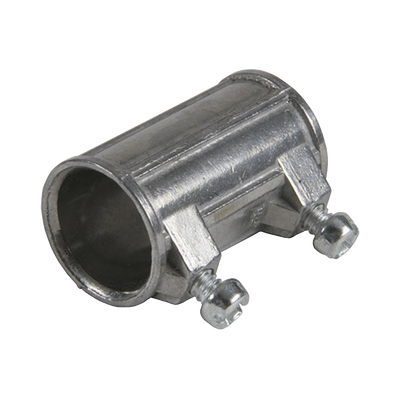 Cople de 1 1/4&quot; para Tubo Pared Delgada con Tornillos Opresores.