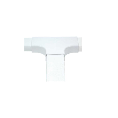 Sección en &quot;T&quot; color blanco de PVC auto extinguible,  para canaleta PT48 (6140-01002)