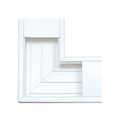 Sección en &quot;L&quot; color blanco de PVC auto extinguible,  para canaleta TEK100 (5576-12100)