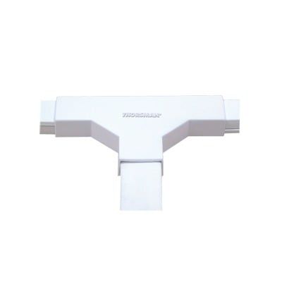 Sección en &quot;T&quot; color blanco de PVC auto extinguible, para canaletas TMK1735, TMK1735SD (5340-02001)