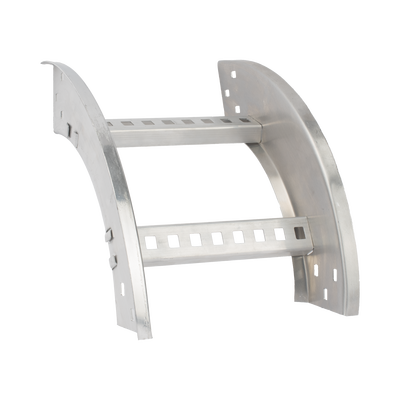Curva Vertical Exterior de Aluminio de 90° Perfil Z / Peralte 3 1/4&quot; / Ancho 12&quot; / Radio 8&quot; / Incluye Tornillería (CHVE90EZ314R8X12AK)