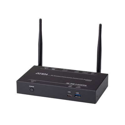 Switch de presentaciones | Resolución 4K |  Diferentes herramientas de colaboración: Anotación, pizarra y captura | inalámbrico con Quad View | Multi-view se pueden compartir hasta 4 fuentes de forma 