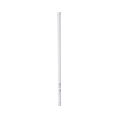 Poste de Esquina de 0.8m para Cerca Electrificada. Tubo Galvanizado cal. 18 de 1&quot;Diam. con Tapón, ideal para 3 Aisladores.