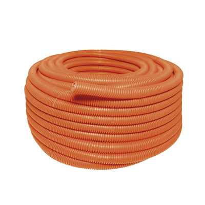 Manguera flexible Reforzada 1/2&quot; x 100 m /Polietileno Alta Densidad HDPE/ Con guía /Resistente a Intemperie.