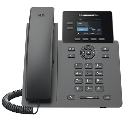 TELÉFONO IP POE GRADO OPERADOR DE 2 LÍNEAS / PANTALLA LCD TFT 2.4 PULGADAS COLOR / 8 BOTONES VIRTUALES MULTIUSO / SEGURIDAD CARRIER-GRADE / COMPATIBLE CON GDMS / AUDIO HD / CONFERENCIAS DE AUDIO 5 VÍA