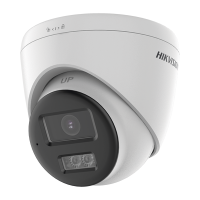 [Audio Bidireccional + Sirena &amp; Estrobo + Dual Light + ColorVu] Turret TURBOHD 4K (8 Megapixel)  / Lente 2.8 mm / 40 mts IR EXIR + 40 mts Luz Blanca / Sirena / Micrófono y Bocina Integrado / Exterior 