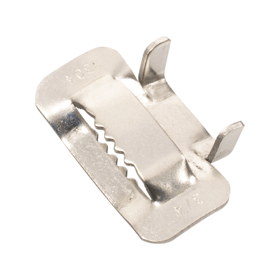 Hebilla de Acero Inoxidable T, 3/4&quot;, 100 piezas