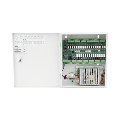 Controlador de Elevador IP Para 32 Pisos / Gestión 100% en la Nube / Interfaz Web / Pases Temporales desde App / Activación de Pisos desde App/ Wiegand / POE / 20,000 Tarjetas /100,000 Eventos / Compa