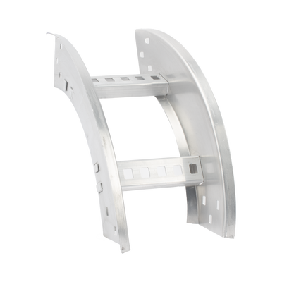 Curva Vertical Exterior de Aluminio de 90° Perfil Z / Peralte 3 1/4&quot; / Ancho 6&quot; / Radio 8&quot; / Incluye Tornillería 