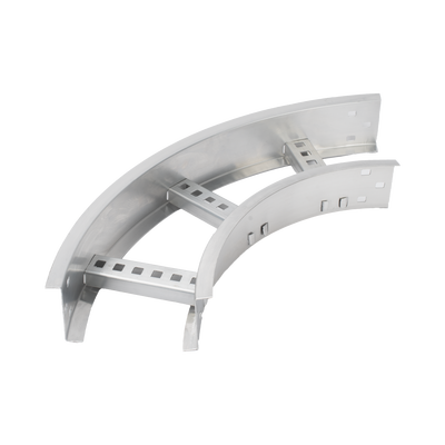 Curva Horizontal de Aluminio de 90° Perfil Z / Peralte 3 1/4&quot; / Ancho 6&quot; / Radio 8&quot; / Incluye Tornillería (CHC90EZ314R8X6AK)