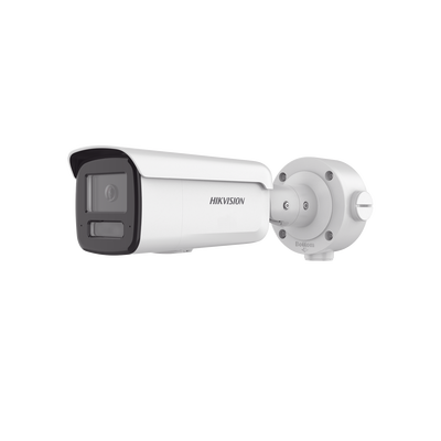 Bala IP 8 Megapixel / Lente 4 mm / Dual Light (60 mts IR + 60 mts Luz Blanca ) / Darkfighter S / Exterior IP67  / WDR 130 dB / 4 Analíticos: AcuSense, Deteccion Facial, Conteo de Personas por Cruce y 