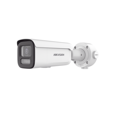 Bala IP 8 Megapixel / Lente Mot. 2.7 a 13.5 mm / Dual Light (60 mts IR + 60 mts Luz Blanca ) / Darkfighter S / Exterior IP67  / IK10 /WDR 130 dB / 4 Analíticos: AcuSense, Deteccion Facial, Conteo de P