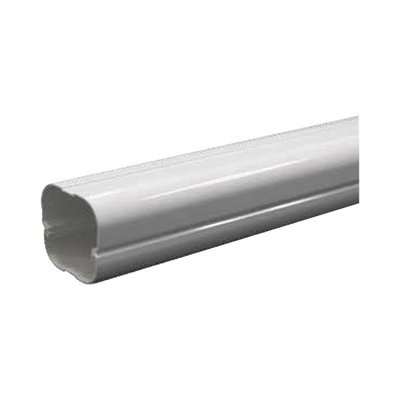 Kit de Canaletas Para la Organización de Tuberías y Cables Eléctricos en Instalaciones de Aire Acondicionado, Uso en Interiores y Exteriores, PVC Rígido, Ideal Para Minisplit, Contenido de Kit (11 Pie