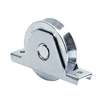 336V - Rueda de 16 cm / Capacidad Para Puertas de Hasta 640 kg / Canal Tipo &quot;V&quot;