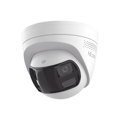 [Dual Light] Turret IP 6 Megapixel / Imagen Panorámica 180°/ PoE / Micrófono y Bocina Integrado / Exterior IP67 / Audio Bidireccional / Alarma Visual y Auditiva Integrada / Smart Supplement Light / Mi