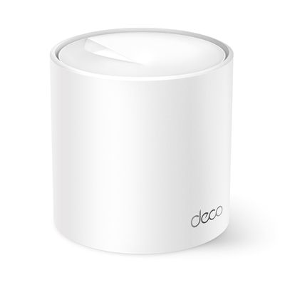 Routers Inalámbrico MESH Interior para Hogar / Doble Banda Wi-Fi 6 AX1500 Mbps / 2 Puerto Gigabit WAN/LAN / 2 Antenas Internas / Administración Mediante la App Deco (iOS, Android) / Protección HomeShi