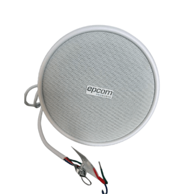 Altavoz Colgante 5&quot; | 10-20W | 70/100V | Respuesta 130-18KHz | Blanco | Sensibilidad 90dB