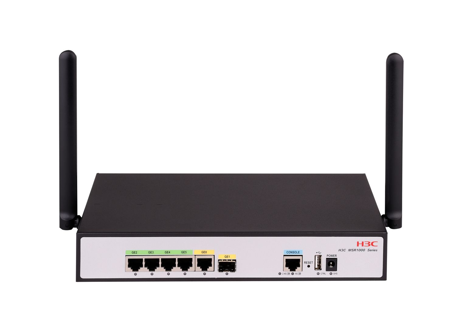 H3C MSR1104S-W-CAT6 Router (1GE+1SFP WAN, 4GE LAN/WAN, Dual-Radio Wi-Fi 6, 4G LTE CAT6), Global Version