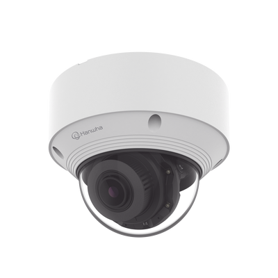 Cámara IP Tipo domo Antivandálica 5 Megapíxel / Lente Varifocal 3.2 - 10mm / IR 30M / WDR 120db / IP66 / H.265 &amp; WiseStream / Inteligencia Artificial Deteccion de Personas y vehiculos